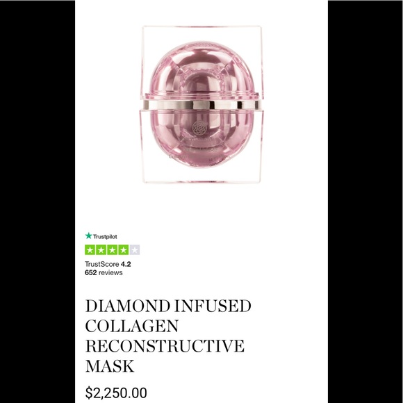 DIAMOND INFUSED COLLAGEN RECONSTRUCTIVE MASK - Picture 1 of 2